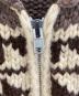 中古・古着 CANADIAN SWEATER COMPANY (カナディアンセーターカンパニー) ニットカーディガン ブラウン サイズ:不明：8000円