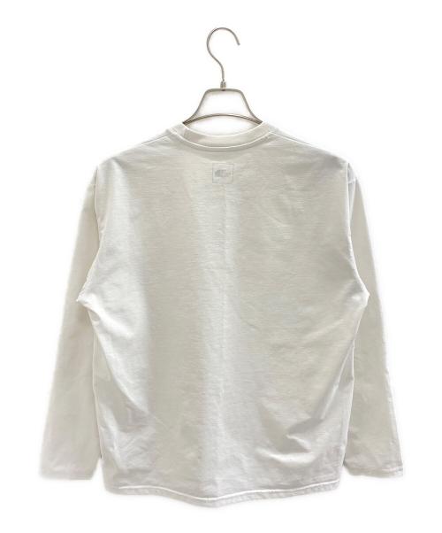 THE NORTH FACE（ザ ノース フェイス）THE NORTH FACE (ザ ノース フェイス) 長袖カットソー ホワイト サイズ:Mの古着・服飾アイテム