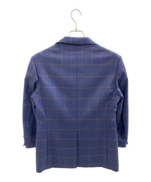 J.PRESS（ジェイプレス）J.PRESS (ジェイプレス) ウィンドウペーン ジャケット ネイビー×グレー サイズ:Mの古着・服飾アイテム