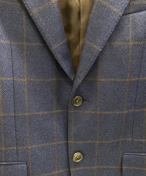 J.PRESS（ジェイプレス）J.PRESS (ジェイプレス) ウィンドウペーン ジャケット ネイビー×グレー サイズ:Mの古着・服飾アイテム