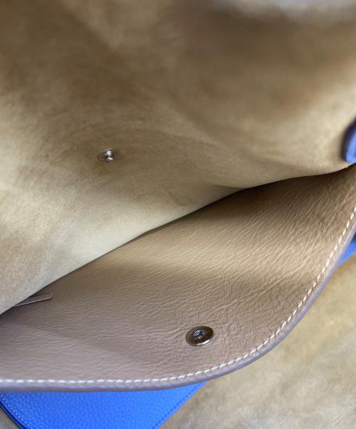TOD'S（トッズ）TOD'S (トッズ) リバーシブルトート スカイブルー×ベージュの古着・服飾アイテム