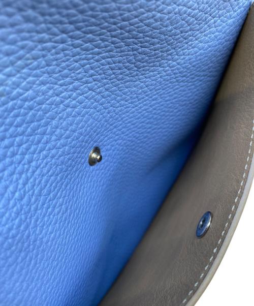 TOD'S（トッズ）TOD'S (トッズ) リバーシブルトート スカイブルー×ベージュの古着・服飾アイテム