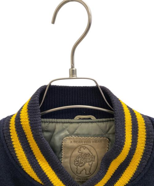 Golden Bear（ゴールデンベア）Golden Bear (ゴールデンベア) スタジャン ネイビー×ベージュ サイズ:Mの古着・服飾アイテム