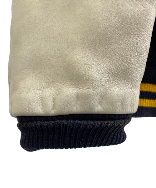 Golden Bear（ゴールデンベア）Golden Bear (ゴールデンベア) スタジャン ネイビー×ベージュ サイズ:Mの古着・服飾アイテム