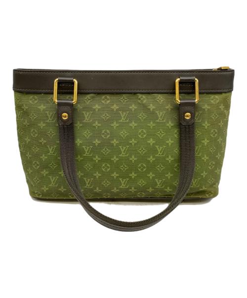 LOUIS VUITTON（ルイ ヴィトン）LOUIS VUITTON (ルイ ヴィトン) ルシーユPM カーキ×ダークブラウンの古着・服飾アイテム