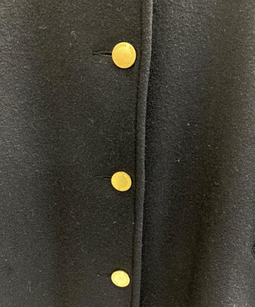 Traditional Weatherwear（トラディショナルウェザーウェア）Traditional Weatherwear (トラディショナルウェザーウェア) MALTON ノーカラーコート ブラック サイズ:34の古着・服飾アイテム