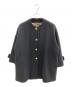 Traditional Weatherwear（トラディショナルウェザーウェア）の古着「MALTON ノーカラーコート」｜ブラック