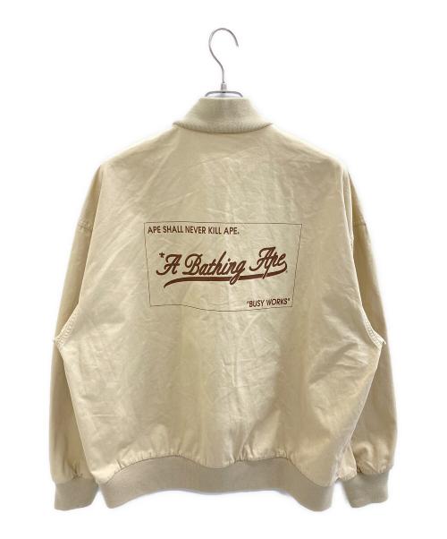 A BATHING APE（アベイシングエイプ）A BATHING APE (アベイシングエイプ) ジャケット ベージュ サイズ:Lの古着・服飾アイテム