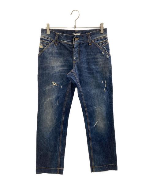 DOLCE & GABBANA（ドルチェ＆ガッバーナ）DOLCE & GABBANA (ドルチェ＆ガッバーナ) デニムパンツ ブルー サイズ:46の古着・服飾アイテム