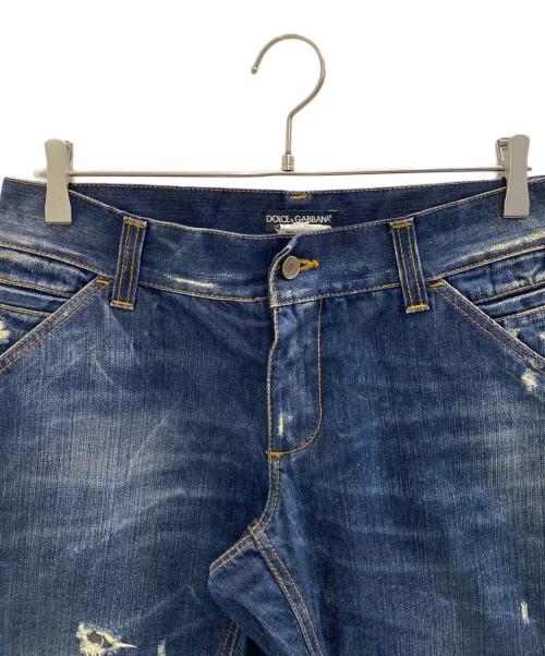 DOLCE & GABBANA（ドルチェ＆ガッバーナ）DOLCE & GABBANA (ドルチェ＆ガッバーナ) デニムパンツ ブルー サイズ:46の古着・服飾アイテム