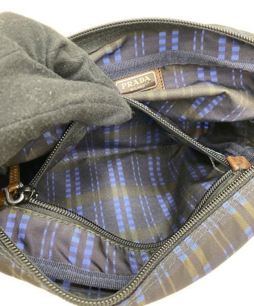 PRADA（プラダ）PRADA (プラダ) ポーチ ネイビーの古着・服飾アイテム