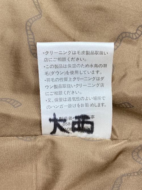 BALMAIN（バルマン）BALMAIN (バルマン) ダウンコート ブラウン サイズ:Lの古着・服飾アイテム
