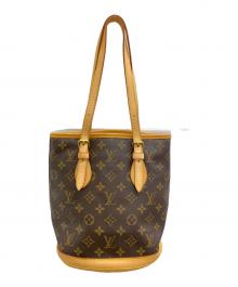 LOUIS VUITTON（ルイ ヴィトン）の古着「モノグラム　バケットPM」｜ブラウン