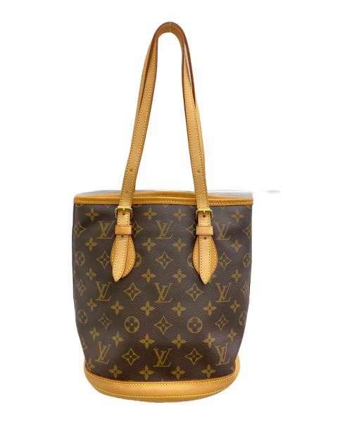 LOUIS VUITTON（ルイ ヴィトン）LOUIS VUITTON (ルイ ヴィトン) モノグラム　バケットPM ブラウンの古着・服飾アイテム