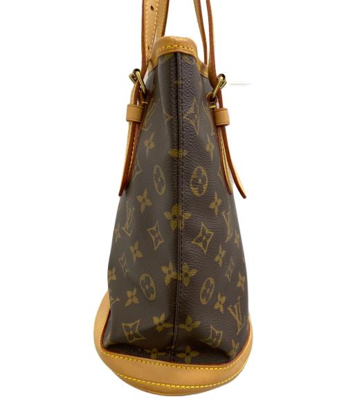 LOUIS VUITTON（ルイ ヴィトン）LOUIS VUITTON (ルイ ヴィトン) モノグラム　バケットPM ブラウンの古着・服飾アイテム
