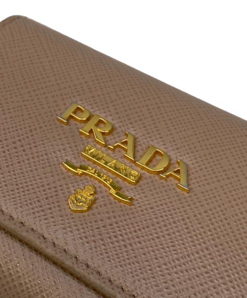 PRADA（プラダ）PRADA (プラダ) 4連キーケース ピンクベージュの古着・服飾アイテム