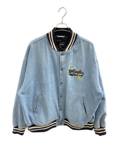 MARK GONZALES（マーク・ゴンザレス）MARK GONZALES (マーク・ゴンザレス) デニムスタジャン ブルー サイズ:XLの古着・服飾アイテム