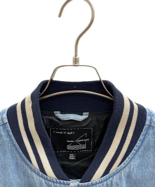 MARK GONZALES（マーク・ゴンザレス）MARK GONZALES (マーク・ゴンザレス) デニムスタジャン ブルー サイズ:XLの古着・服飾アイテム