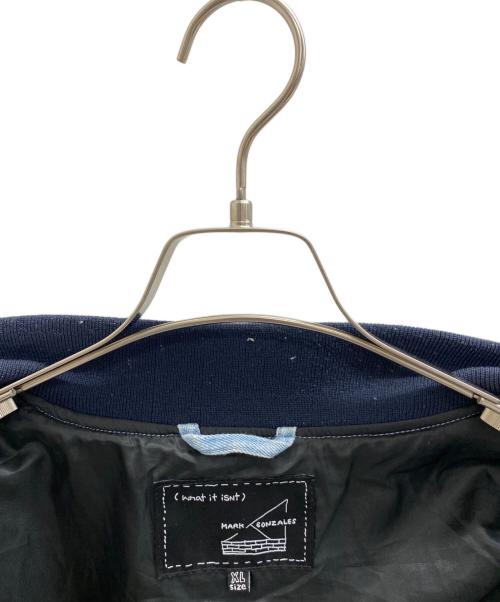 MARK GONZALES（マーク・ゴンザレス）MARK GONZALES (マーク・ゴンザレス) デニムスタジャン ブルー サイズ:XLの古着・服飾アイテム