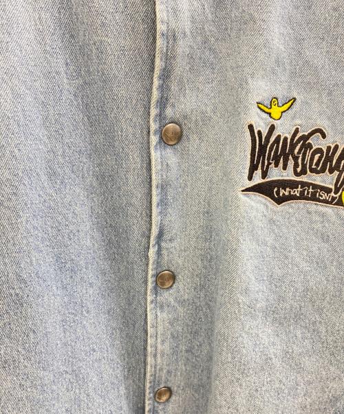 MARK GONZALES（マーク・ゴンザレス）MARK GONZALES (マーク・ゴンザレス) デニムスタジャン ブルー サイズ:XLの古着・服飾アイテム