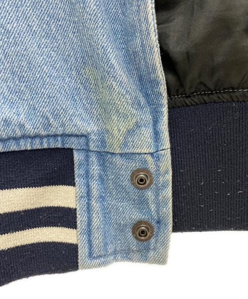 MARK GONZALES（マーク・ゴンザレス）MARK GONZALES (マーク・ゴンザレス) デニムスタジャン ブルー サイズ:XLの古着・服飾アイテム