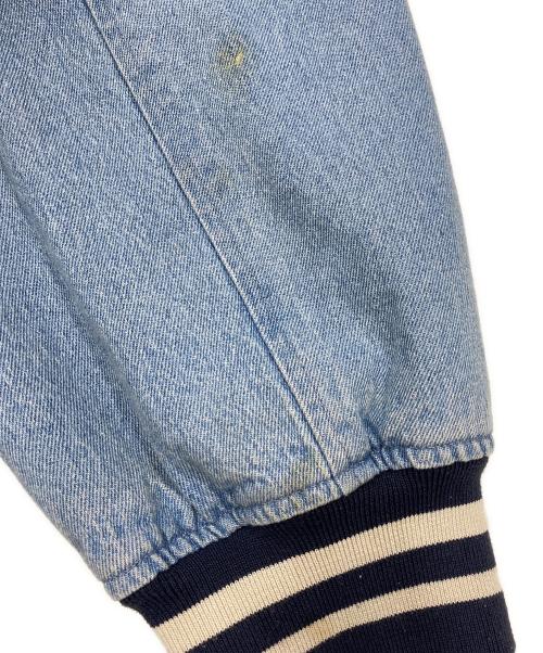 MARK GONZALES（マーク・ゴンザレス）MARK GONZALES (マーク・ゴンザレス) デニムスタジャン ブルー サイズ:XLの古着・服飾アイテム
