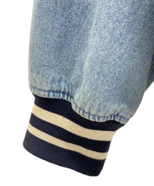 MARK GONZALES（マーク・ゴンザレス）MARK GONZALES (マーク・ゴンザレス) デニムスタジャン ブルー サイズ:XLの古着・服飾アイテム