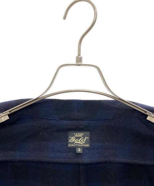 TRADE MARK GOLD（トレードマークゴールド）TRADE MARK GOLD (トレードマークゴールド) ロングカーディガン ネイビー サイズ:Sの古着・服飾アイテム