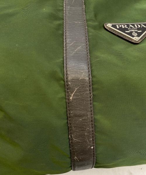 PRADA（プラダ）PRADA (プラダ) ボストンバッグ グリーンの古着・服飾アイテム