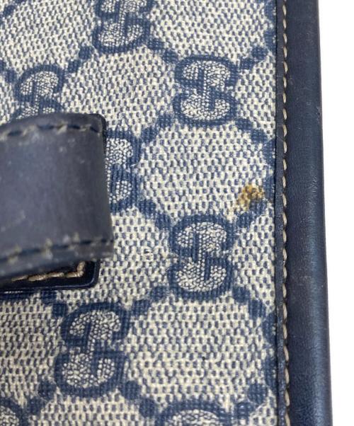 GUCCI（グッチ）GUCCI (グッチ) トートバッグGGスプリーム ベージュ×ネイビーの古着・服飾アイテム
