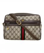 ）の古着「ショルダーバッグOLD GUCCI Accessory Collectionシェリーライン」｜ブラウン×ベージュ