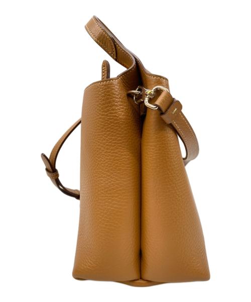 TOD'S（トッズ）TOD'S (トッズ) FLORIDA DOUBLE MICRO Tタイムレスミニ ブラウンの古着・服飾アイテム
