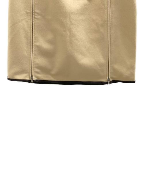 PRADA（プラダ）PRADA (プラダ) 台形スカート ベージュ サイズ:L (42)の古着・服飾アイテム