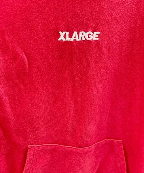 X-LARGE（エクストララージ）X-LARGE (エクストララージ) プルオーバーパーカー ショッキングピンク サイズ:XLの古着・服飾アイテム