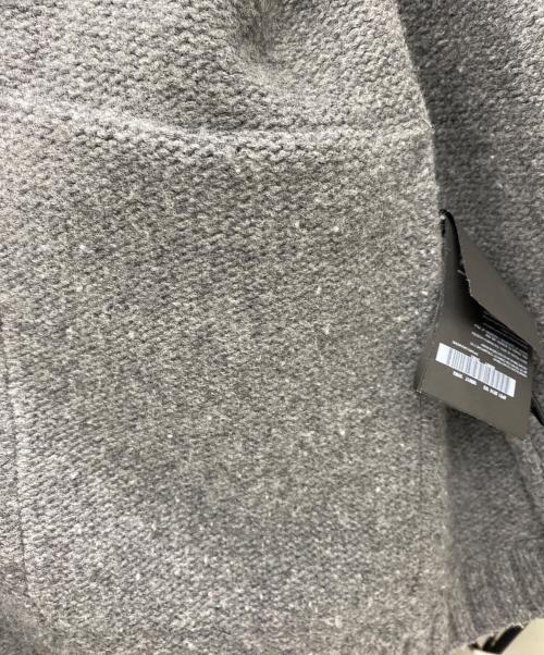 PRADA（プラダ）PRADA (プラダ) 14AW ブルーフォックスファー ニットカーディガン グレー サイズ:M（40）の古着・服飾アイテム