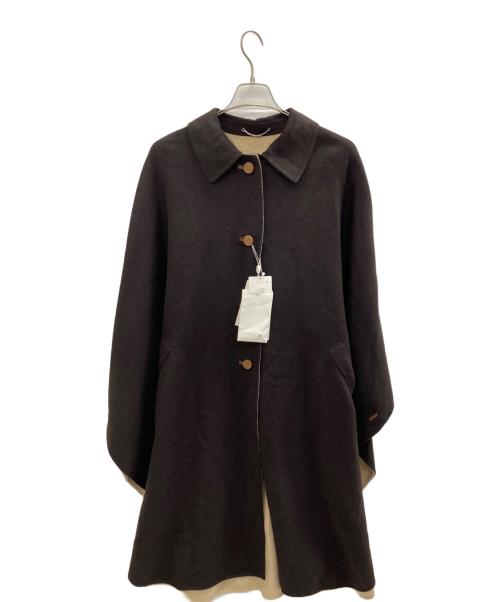 Maison Margiela（メゾンマルジェラ）Maison Margiela (メゾンマルジェラ) アンゴラ混ポンチョ　2007AW 本人期  ネイビー サイズ:M 未使用品の古着・服飾アイテム