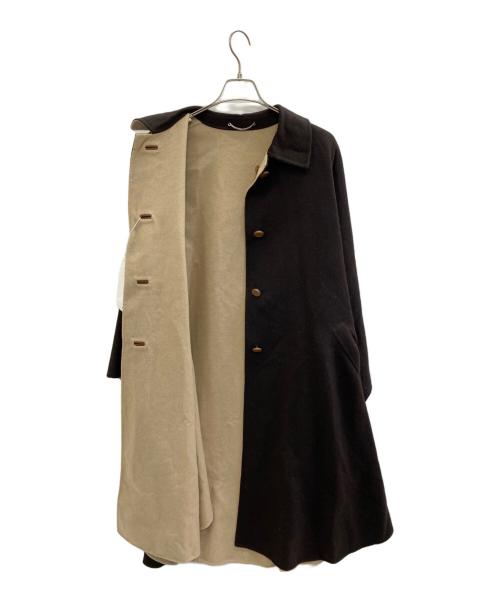 Maison Margiela（メゾンマルジェラ）Maison Margiela (メゾンマルジェラ) アンゴラ混ポンチョ　2007AW 本人期  ネイビー サイズ:M 未使用品の古着・服飾アイテム