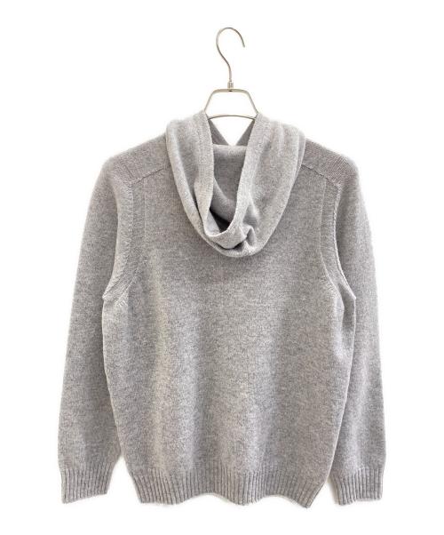 GRAN SASSO（グランサッソ）GRAN SASSO (グランサッソ) ニットパーカー グレー サイズ:52 (XL)の古着・服飾アイテム