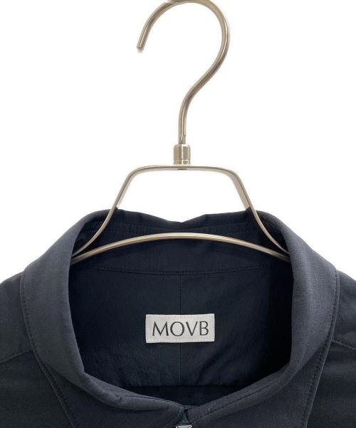 movb（モーヴ）movb (モーヴ) ジャストフィットセミレギュラーカラーシャツ ブラック サイズ:50（L）の古着・服飾アイテム