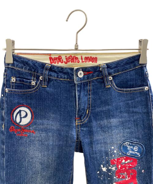 Pepe Jeans LONDON（ペペジーンズロンドン）Pepe Jeans LONDON (ペペジーンズロンドン) デニムパンツ ネイビー サイズ:24の古着・服飾アイテム