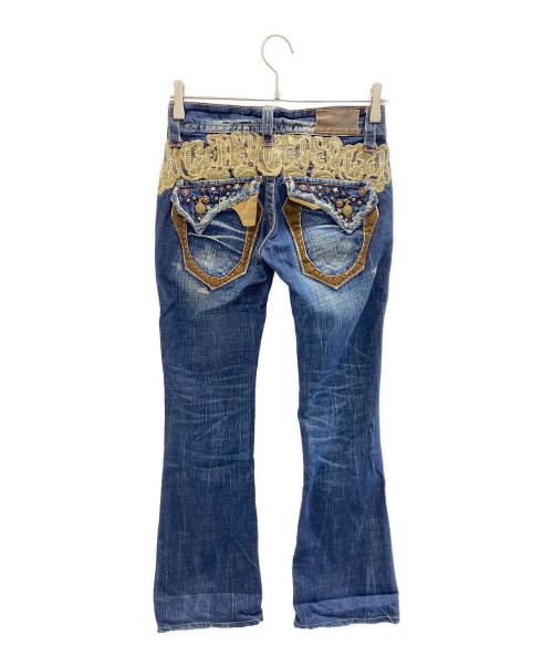 RED PEPPER（レッドペッパー）RED PEPPER (レッドペッパー) デニムパンツ ネイビー サイズ:24の古着・服飾アイテム