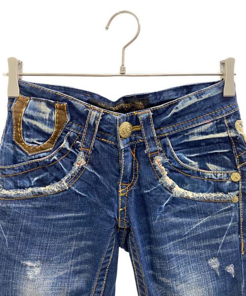 RED PEPPER（レッドペッパー）RED PEPPER (レッドペッパー) デニムパンツ ネイビー サイズ:24の古着・服飾アイテム