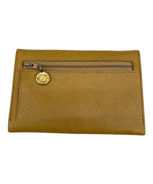 CHANEL（シャネル）CHANEL (シャネル) 2つ折り財布 オレンジの古着・服飾アイテム