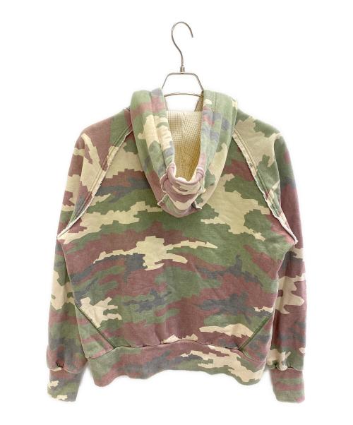 Fake Ass Flowers（フェイク アス フラワーズ）Fake Ass Flowers (フェイク アス フラワーズ) 2024SS AGED ZIP UP HOODIE アイボリー サイズ:1の古着・服飾アイテム