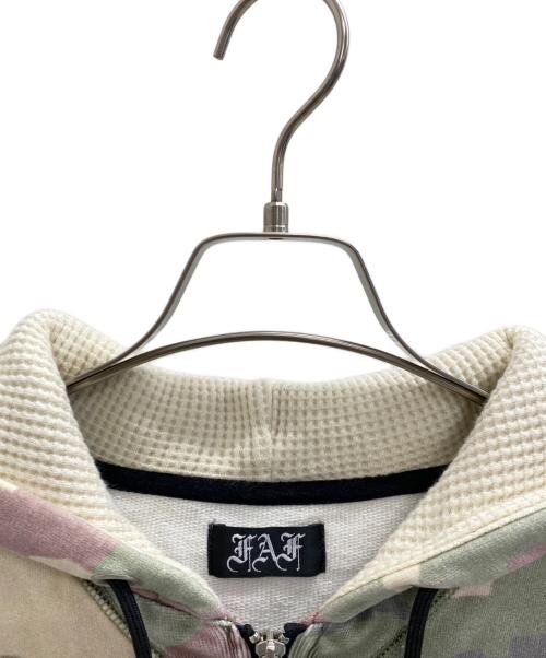 Fake Ass Flowers（フェイク アス フラワーズ）Fake Ass Flowers (フェイク アス フラワーズ) 2024SS AGED ZIP UP HOODIE アイボリー サイズ:1の古着・服飾アイテム