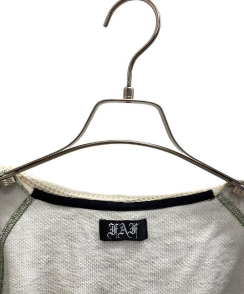 Fake Ass Flowers（フェイク アス フラワーズ）Fake Ass Flowers (フェイク アス フラワーズ) 2024SS AGED ZIP UP HOODIE アイボリー サイズ:1の古着・服飾アイテム
