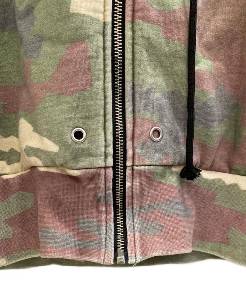 Fake Ass Flowers（フェイク アス フラワーズ）Fake Ass Flowers (フェイク アス フラワーズ) 2024SS AGED ZIP UP HOODIE アイボリー サイズ:1の古着・服飾アイテム