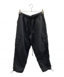 HIDE AND SEEK（ハイドアンドシーク）の古着「Nylon 6P Track Pant」｜ブラック