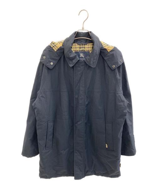 BURBERRY（バーバリー）BURBERRY (バーバリー) 裏地ノバチェックコート ネイビー サイズ:LLの古着・服飾アイテム
