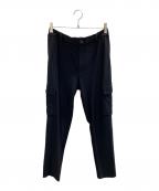 BLACK LABEL CRESTBRIDGEブラックレーベル クレストブリッジ）の古着「ニットカーゴパンツ」｜ブラック
